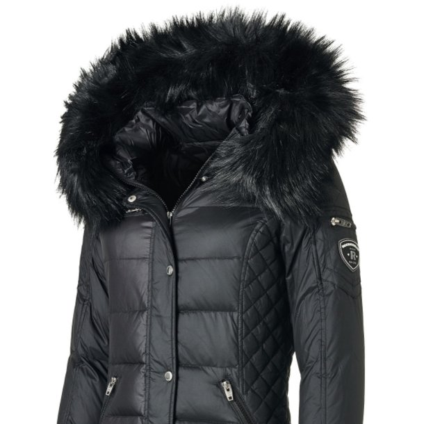 Rockanblue Pels - Fur Trim - Raccoon - Black